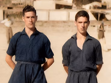 After sepia to colour conversion UK